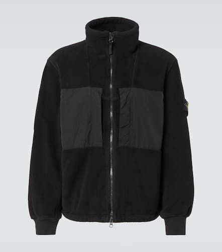 Compass cotton-blend fleece jacket - Stone Island - Modalova