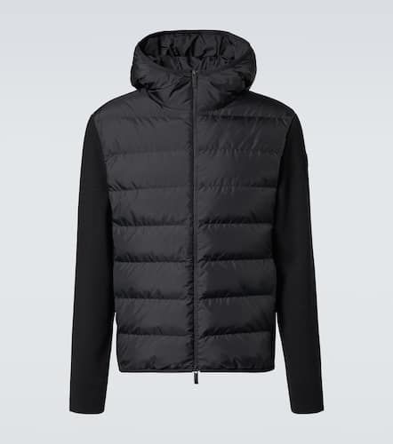 Down-paneled wool-blend cardigan - Moncler - Modalova