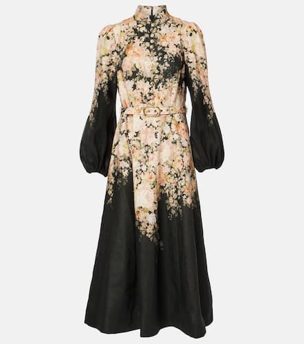 Zimmermann Floral linen midi dress - Zimmermann - Modalova