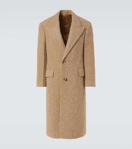 Linen and wool-blend overcoat - Burberry - Modalova