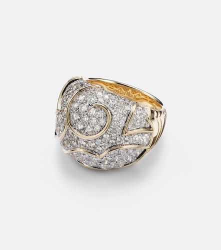 Onda Bombe 18kt ring with diamonds - Marina B - Modalova