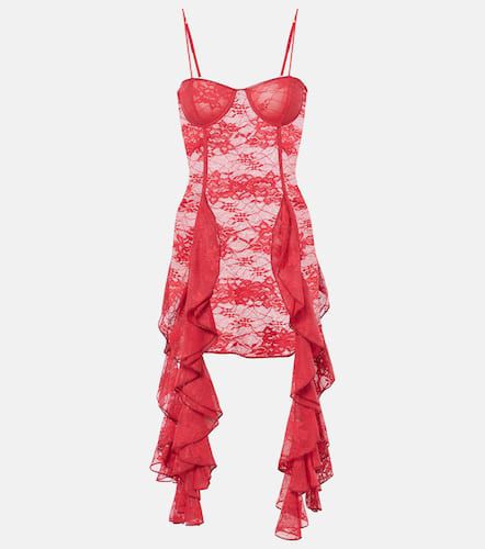 OsÃ©ree Ruffled lace bustier dress - Oseree - Modalova