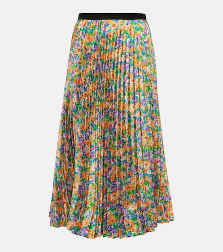 Plan C Floral pleated midi skirt - Plan C - Modalova