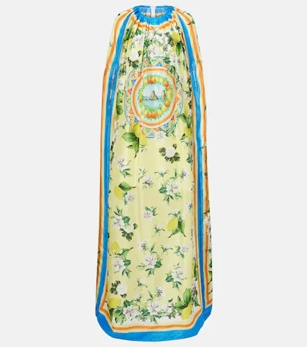 Capa de seda estampada - Dolce&Gabbana - Modalova