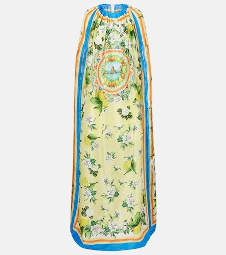 Dolce&Gabbana Printed silk cape - Dolce&Gabbana - Modalova