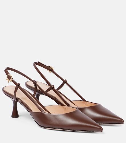 Ascent 55 leather slingback pumps - Gianvito Rossi - Modalova