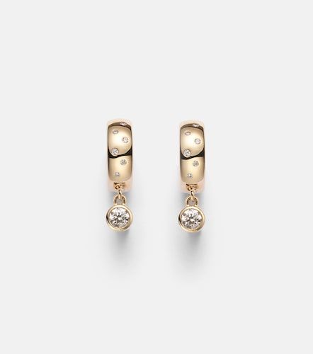 Pendientes de oro de 14 ct con diamantes - Roxanne First - Modalova