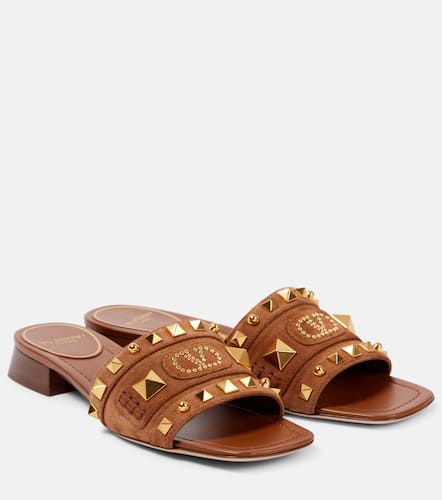 Plaster Caster studded suede slides - Valentino Garavani - Modalova