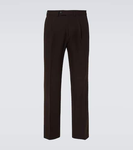 Amo wool twill wide-leg pants - Saman Amel - Modalova