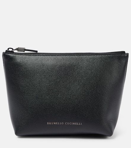Pouch Small de piel - Brunello Cucinelli - Modalova