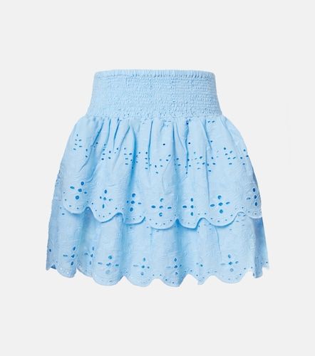 Minifalda Riri de algodón con bordado inglés - Melissa Odabash - Modalova