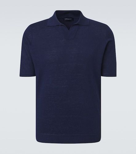 Polo de lino y algodón - Thom Sweeney - Modalova