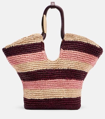Goldentime Small raffia top-handle bag - Zimmermann - Modalova