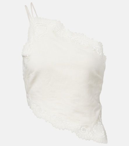 Top Darya in lino e cotone con ricamo - Posse - Modalova