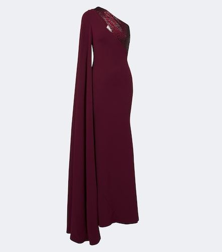 Abito lungo monospalla a mantella - Roland Mouret - Modalova