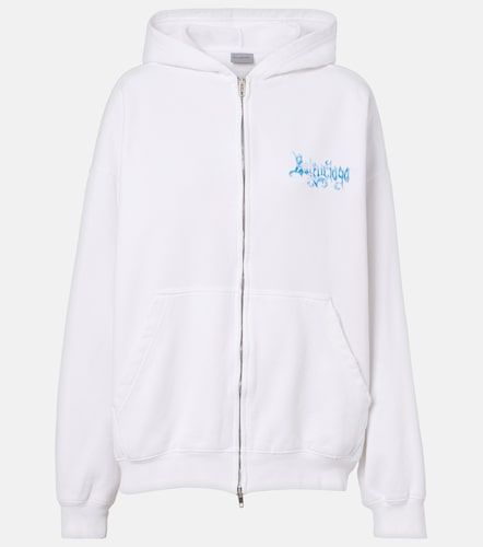 Kapuzenjacke aus Baumwoll-Jersey - Balenciaga - Modalova