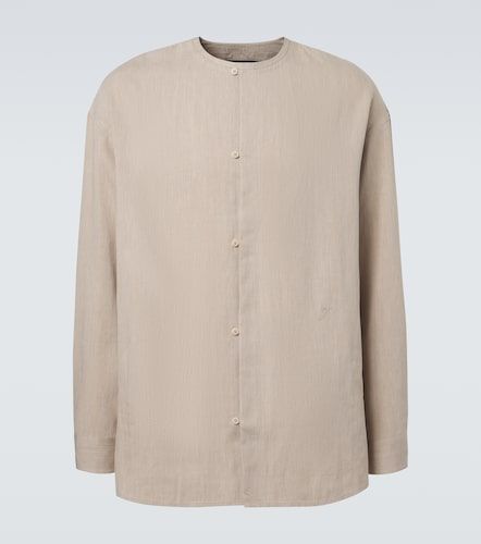 Pastro herringbone linen-blend shirt - Jacquemus - Modalova
