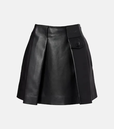 Loewe Minifalda de piel plisada - Loewe - Modalova
