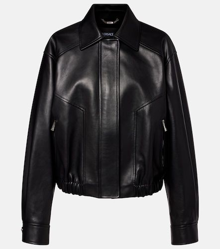 Versace Chaqueta de piel - Versace - Modalova