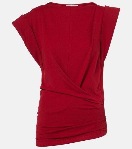 Top de jersey de algodón drapeado - Isabel Marant - Modalova