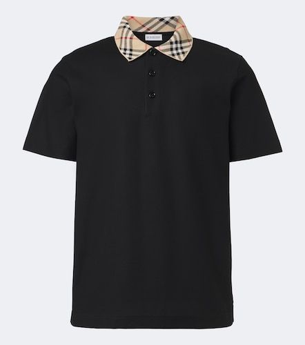 Polo Check de piqué de algodón - Burberry - Modalova