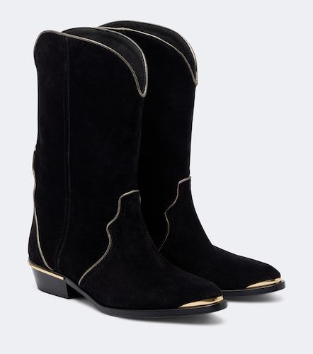 Elbini suede cowboy boots - Isabel Marant - Modalova