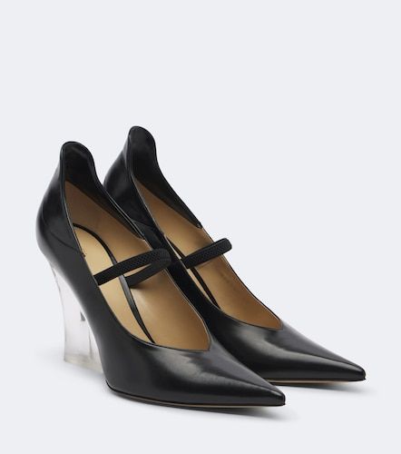 Fendi Salones con cuña de piel - Fendi - Modalova