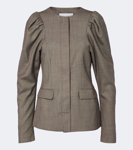Ganni Blazer en mezcla de lana - Ganni - Modalova
