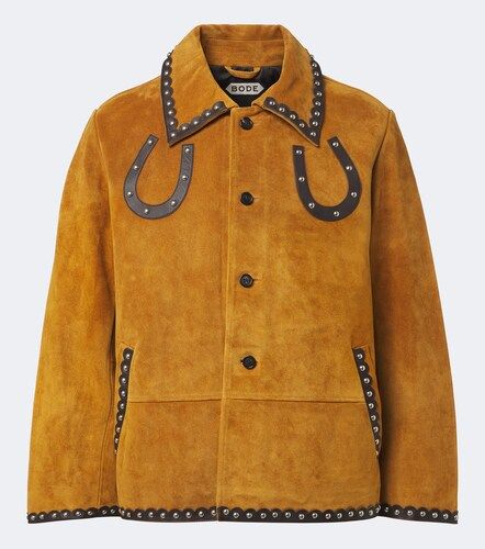 Bode Carson studded suede jacket - Bode - Modalova