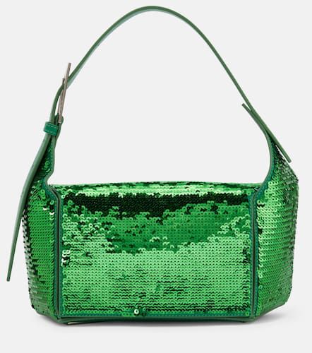 Sequined leather shoulder bag - The Attico - Modalova