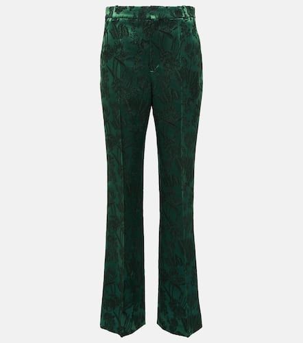 ChloÃ© Jacquard wool and silk slim pants - Chloe - Modalova