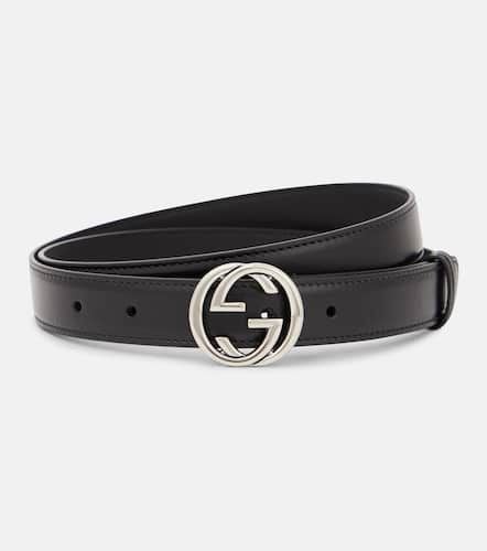 Gucci Interlocking G leather belt - Gucci - Modalova