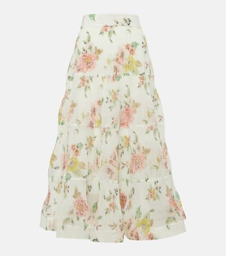 Zimmermann Tiered floral midi skirt - Zimmermann - Modalova