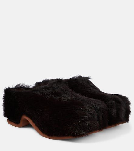 Dries Van Noten Faux fur clogs - Dries Van Noten - Modalova