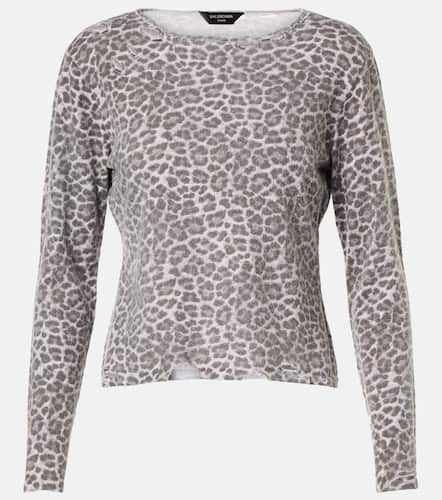 Distressed leopard-print jersey sweater - Balenciaga - Modalova