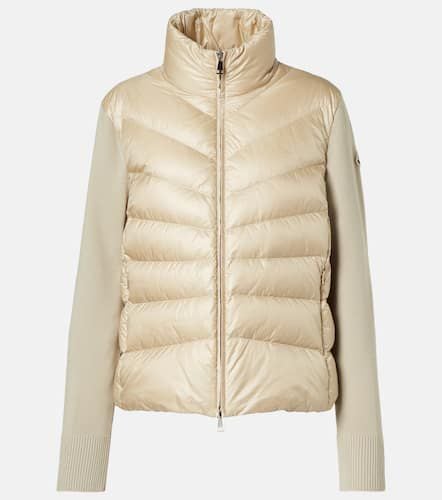 Moncler Down-paneled wool cardigan - Moncler - Modalova