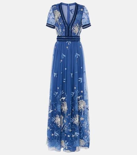 Costarellos Floral embroidered gown - Costarellos - Modalova