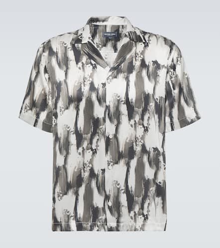 Roberto printed silk bowling shirt - Frescobol Carioca - Modalova