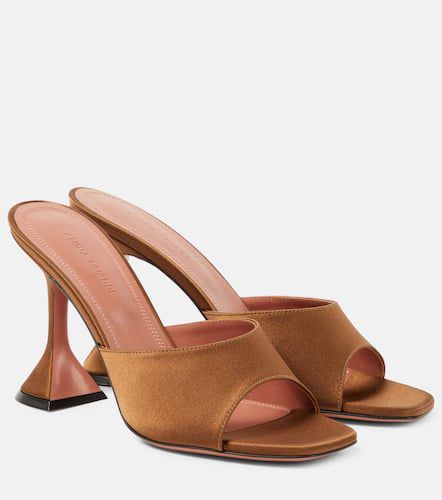 Amina Muaddi Lupita 95 satin mules - Amina Muaddi - Modalova