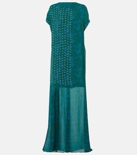 Printed embellished maxi dress - Dries Van Noten - Modalova