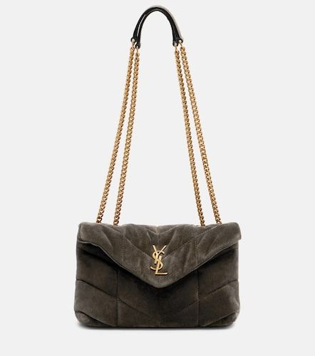 Puffer Toy Mini suede shoulder bag - Saint Laurent - Modalova