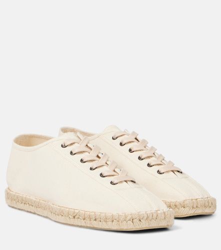 Linoleum canvas lace-up espadrilles - Lemaire - Modalova