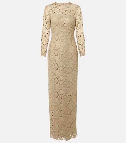 Abito lungo in pizzo - Oscar de la Renta - Modalova