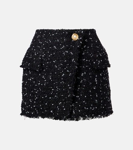 Balmain Polka-dot tweed miniskirt - Balmain - Modalova