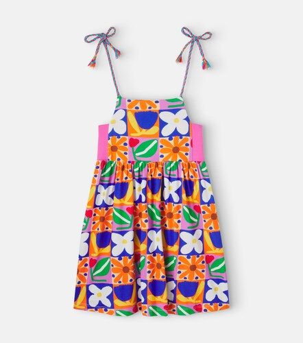 Fábula Vestido de algodón floral a cuadros - Fabula - Modalova