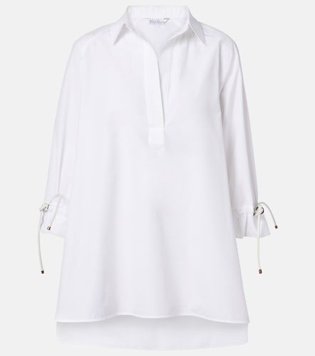 Camisa oversized Adorni de popelín de algodón - Max Mara - Modalova
