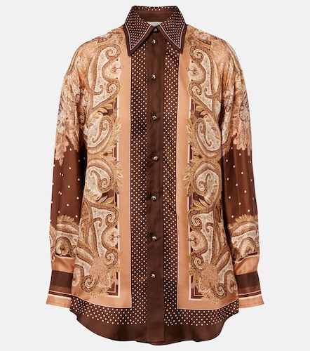 Camisa Luna de seda con paisley - Zimmermann - Modalova