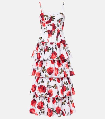 Abito bustier in misto cotone - Carolina Herrera - Modalova