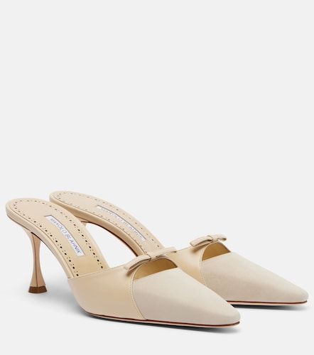 Mules Tapidpla in pelle e suede - Manolo Blahnik - Modalova