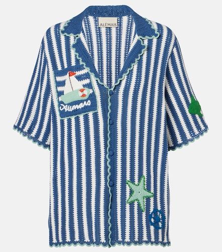 Alémais Camisa de croché de algodón a rayas - Alemais - Modalova